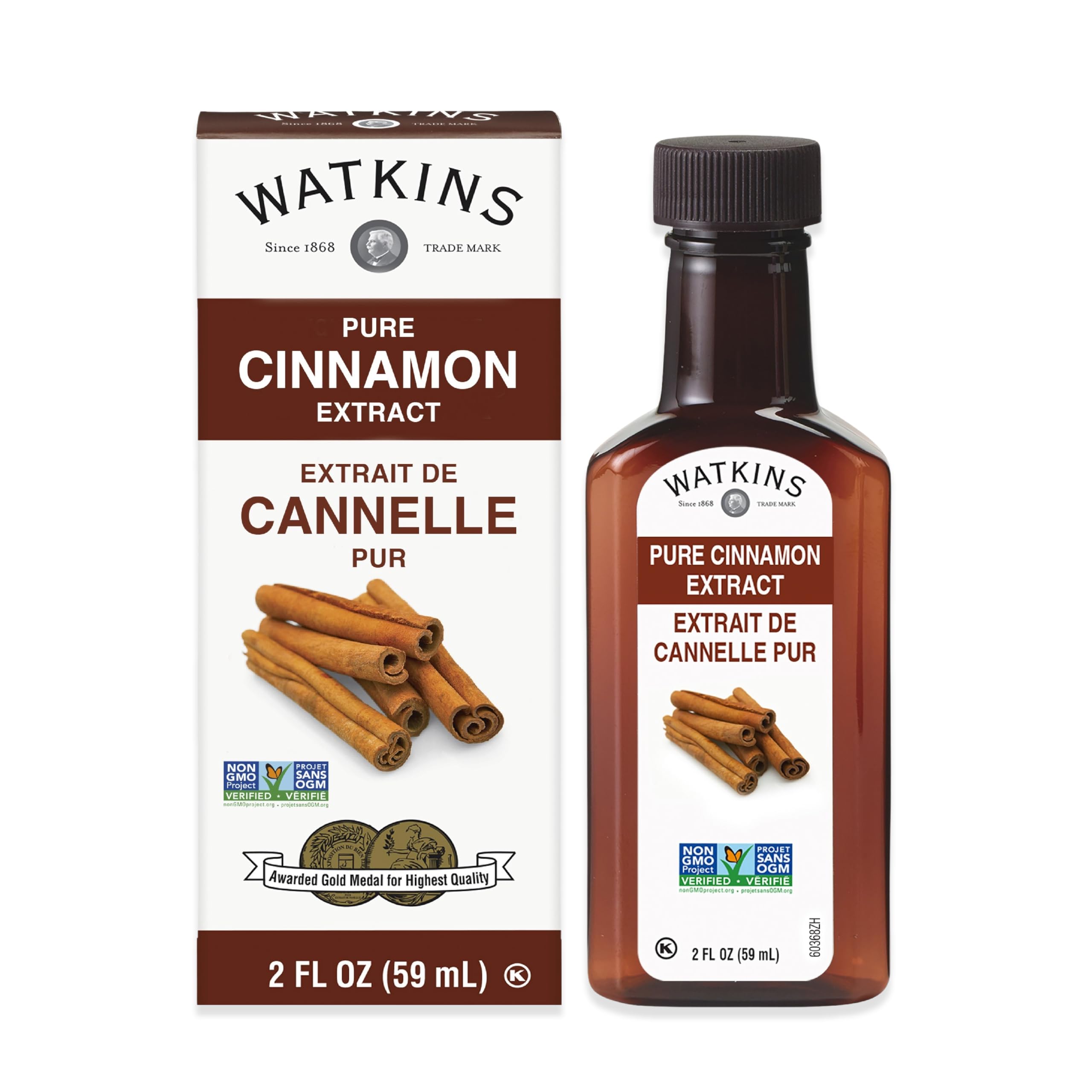 Amazon.com: Watkins Pure Cinnamon Extract, 2 Fl Oz (Pack of 24)